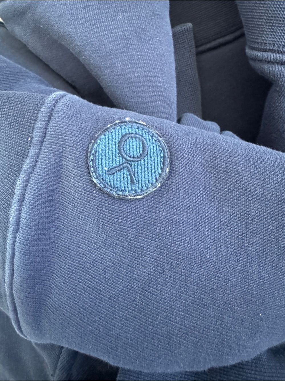 Outerknown Organic Cotton Crewneck Sweatshirt – Navy Blue – Large - Picture 4 of 6